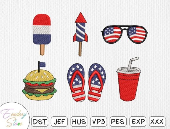 4th of July Embroidery Design Set Review