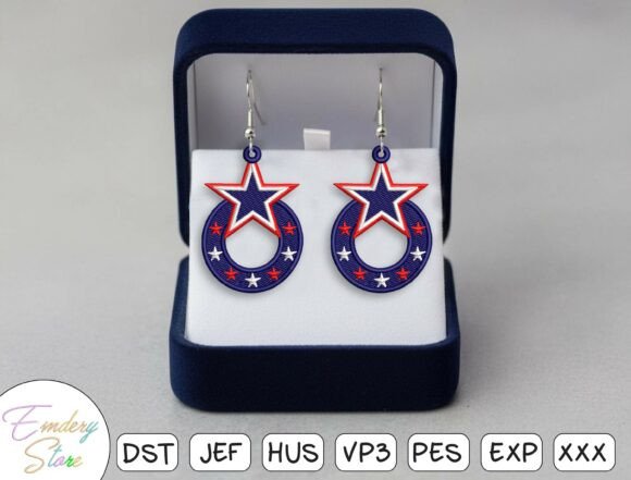4th of July Jewelry Embroidery Design Review
