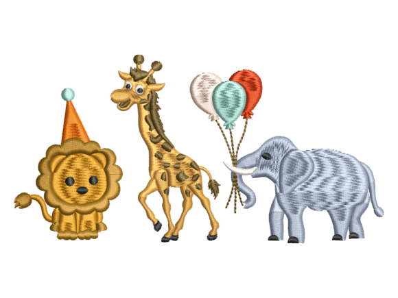 Cute Safari Birthday Embroidery Review