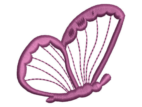 Minimal Purple Butterfly Embroidery Review
