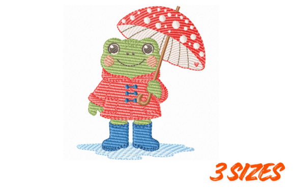 Rain Frog Embroidery Design Review for Craft Fairs