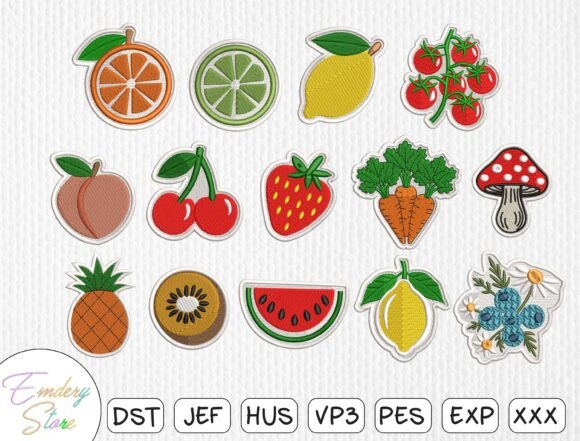 Review: Mega Fruit Vegetable Embroidery Patch