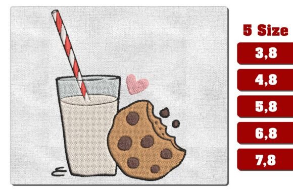 Review: Milk and Cookie Machine Embroidery File