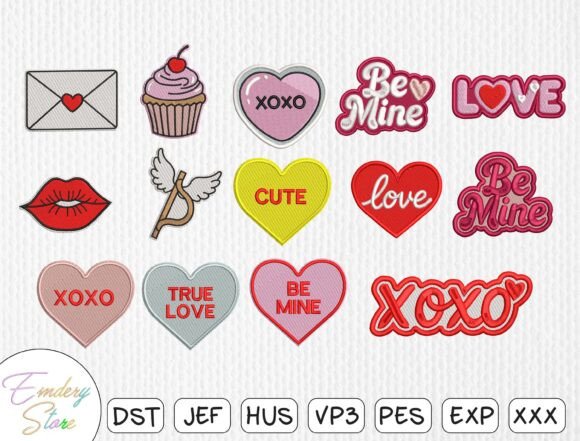 Valentine Embroidery Design Bundle Review